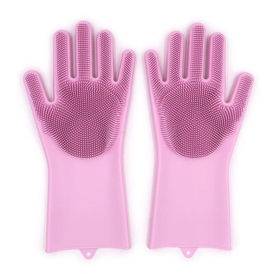 

NeillieN Silicone gloves dish washing gloves kitchen cleaning skid proof&heat insulation magic gloves Eco-Friendly gloves