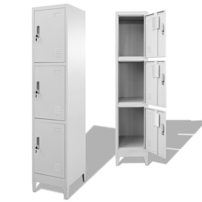 

Locker Cabinet with 3 Compartments 15"x177"x709"