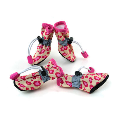 

5 Color 4pcsset Pet Dog Waterproof Shoes Winter Warm Soft Thick Breathable Dogs Boot Shoes For Chihuahua Puppies XSXXXL