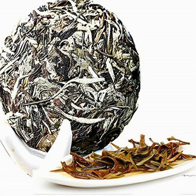 

C-PE070 Free Shipping Caicheng Fragrant white moonlight old tea puer raw tea Moonlight Beauty 100g yueguangbai shen Puer