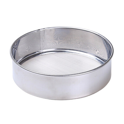 

Stainless Steel Filter Fine Mesh Strainer Flour Sifter Sieve Fruit Juice Skimmer
