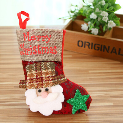 

JPGIF Christmas gifts Candy Beads Christmas Santa Claus Snowman Socks Decorations