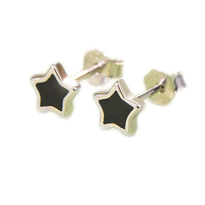 

Fashion Women Ear Jewelry Cute Elegant Silver Earrings Five-pointed Star Love Triangular Earrings Stud Ear Jewelry