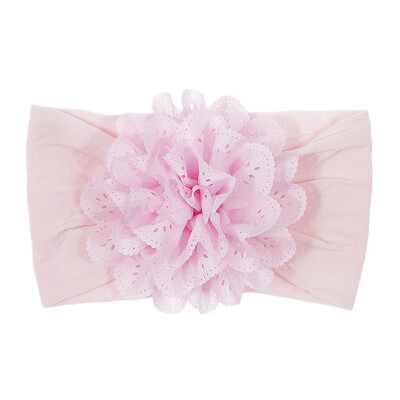 

15 colors Newborn Floral HeadBand Baby Lace Flower Headwrap Infant Elastic Headband Toddler Hair Turban Headwear