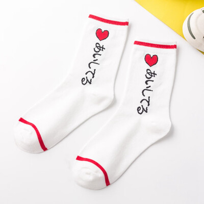 

Cute Fruit Pattern Cotton Hosiery Socks Fashion Art Painting Knitted Sport Socks