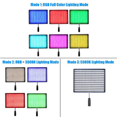

YONGNUO YN600 RGB Professional 5500KRGB LED Video Light Soft Light Slim & Light Design Adjustable Brightness CRI≥95 with Remote C
