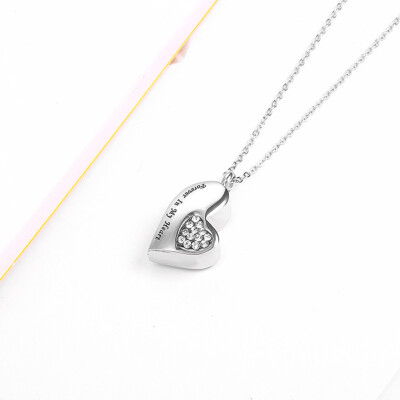 

Love in My Heart Heart Memorial Necklaces Cremation Ash Urn Pendant Necklace