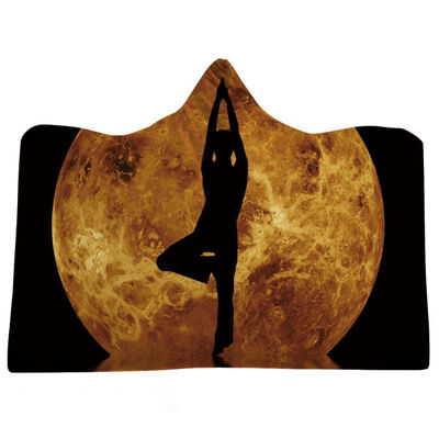 

Bohemian Hooded Blanket For Adults Mandala Dreamcatcher Sherpa Fleece Woman Throw Blanket Microfiber Soft Wearable Blankets