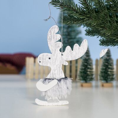 

Toponeto Christmas Ornaments Gift Santa Claus Snowman Tree Toy Doll Hang Decorations