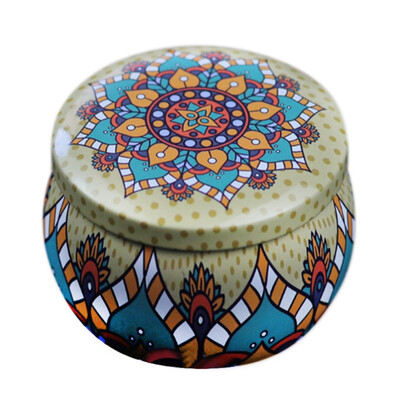 

Retro Floral Iron Storage Boxes Wedding Candy Packing Box Party Favors Boxes Case 85cm Coffee Tea Bottle Jar