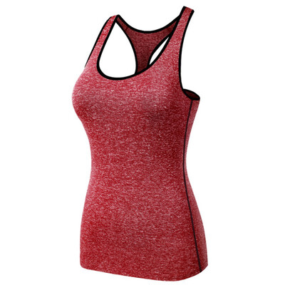 

New style Yoga Vest Gym Compression Tights Women Dry Quick Running Sport vest T-shirts Fitness Women Clothes Tees tops