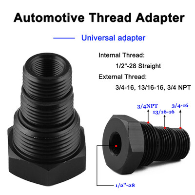 

Automotive Oil Filter Silencer Adapter 12-28 to 1316-16 Filter Thread Adapter