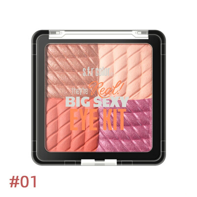 

4-color Beauty Eyeshadow Palette Waterproof Lasting Beauty Makeup Eye Shadow Pearlescent Matte Powder Cosmetic