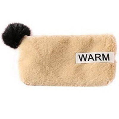 

Plush Pencil Bag Office School Supplies Stationery Cartoon Pencil Case