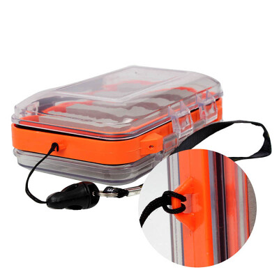 

Wholesale High Quanlity Plastic Waterproof fly fishing Double Side Clear Slit Foam fly Fishing Box Tackle Case Box