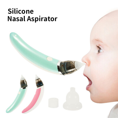 

Electric Baby Silicone Nasal Aspirator Vacuum Sucker Nose Mucus Snot Cleaner