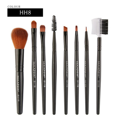 

8Pcsset Makeup Brushes Tools Kit Power Foundation Blush Eye Shadow Blending Fan Cosmetic Beauty Make Up Brush Maquiagem MKXJ