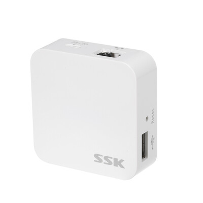 

SSK SW001 Portable Smart Wireless Adapter Storage Extender Personal Cloud Storage WiFi External Drive Auto Backup High Speed