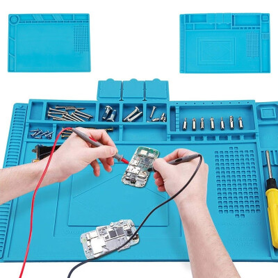 

Willstar Heat Insulation Silicone Maintenance Mat Soldering Station Silicon Soldering Pad Phone Repair Working Platform