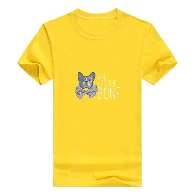 

French Bulldog Gifts Bad to The Bone Frenchie Juniors Mans t-Shirt