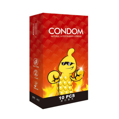 

New Silky Super Slim Large Particles Sleeve Natural Latex Rubber Spike Condoms For Male Delay Set