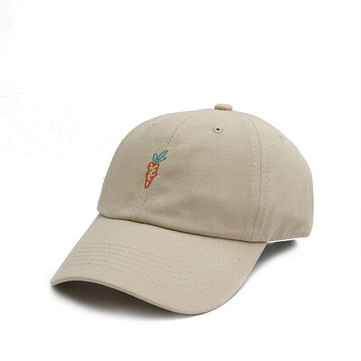 

Hat womens summer is a small fresh soft sister cute baseball cap Korean version of radish embroidery lovers sun cap