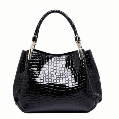 

Fashion Women Crocodiles Pattern Faux Leather Handbag Shoulder Bag Travel Tote
