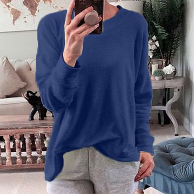

2019 New Fashion Women Hoodie Solid Color Casual Plush Long Sleeve Women Hooded Sweatshirts