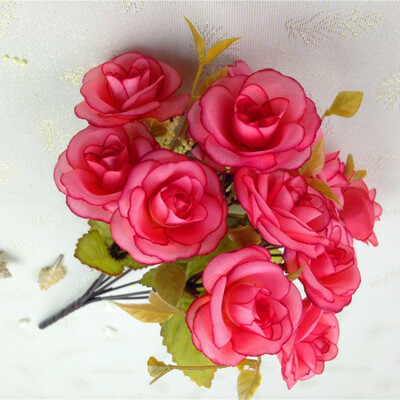 

Artificial Persia Rose Flower Heads Handmade Flower For Wedding Home Bridal Bouquet Decoration