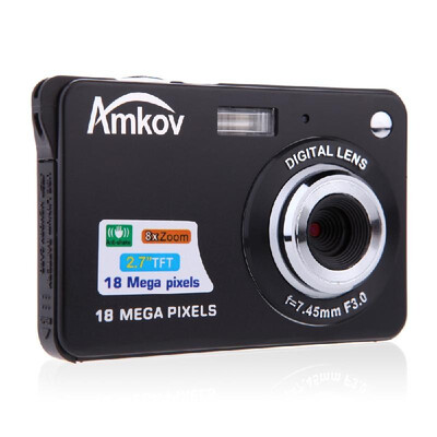 

HD Digital Camera 18MP 27" TFT 8x Zoom Smile Capture Anti-shake Video Camcorder