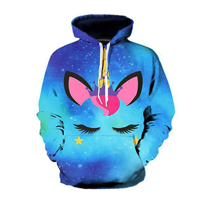 

Herqw61 Kids 3D Unicorn Printed Pullover Hoodie Boys Girls Birthday Halloween Long Sleeve Sweatshirt