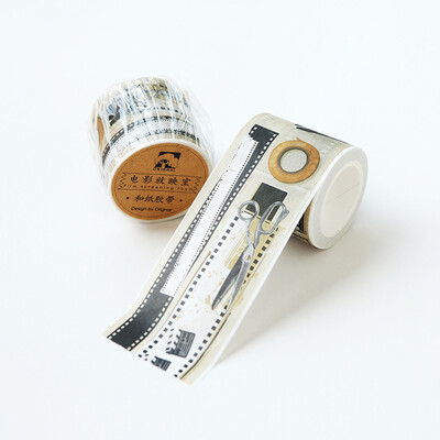 

Original Japanese Style Paper Tape Stickers Colorful Hand Tearing Tape Fashion Pocket DIY Tape Party Supplies