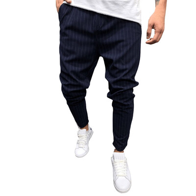 

Gobestart Fashion Mens Casual Solid Loose Stripe Pocket Sweatpant Trousers Jogger Pant