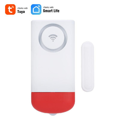 

WiFi Door Window Sensor WiFi Smart Door Intrusion Detector Home Security Alarm Support Mobile Phone APP Control
