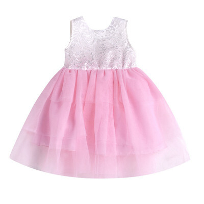 

Kids Dresses For Girls Summer Casual Baby Girls Lace Floral Dress Cotton Kids Toddler Sleeveless Pageant Mesh Sundress