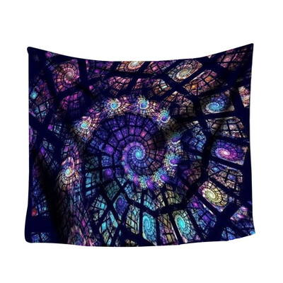 

Gobestart Colorful Print Tapestry Art Room Notre Dame Wall Hanging Tapestry Art Nature