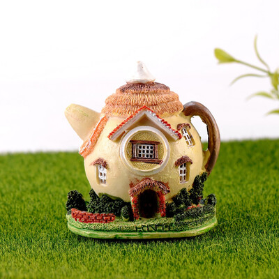 

YIWULA112 16 Dollhouse Miniature Scene Model Teapot House Pretend Play Toy