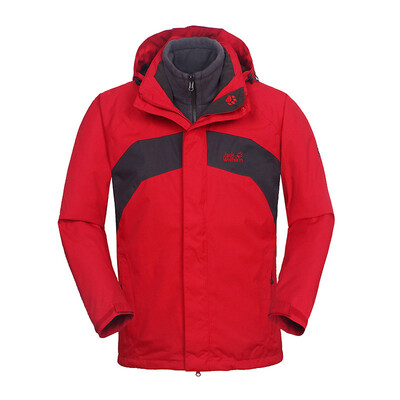 

Wolf claw Jackwolfskin mens outdoor jacket warm windshield sports&leisure jacket fashion mountaineering clothing 5005901 red 2590 M