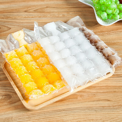 

10 PCS 240 Cells Self-sealing Disposable Ice Cube Bag Frozen Ice Mold Ice Bag