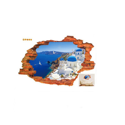 

tree lined trail 3D sticker Wall Sticker 6090CM23623543in quarto poster Bedroom house mural wall decals Home Decor Hot