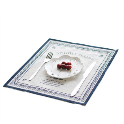 

Table Background Cloth Mat Cotton Linen Napkin Mat Household Desktop Napkin Mat