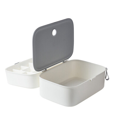 

Large Capacity Plastic Storage Box Bras Underwear Panties Socks Storage Box Travel Storage Box 12 Grids 1PC