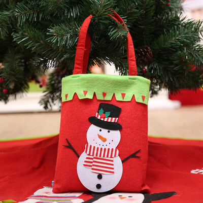 

Christmas Gift Handbag Candy Bag Merry Christmas Sweet Candy Bags Present Bag Home Party Xmas Decoration