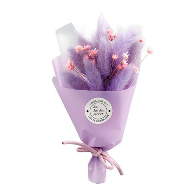 

Romantic Rose Flower Wedding Bridal Mini Dried Flowers Bouquet Birthday Party Valentines Day Home Decoration Christmas Gift