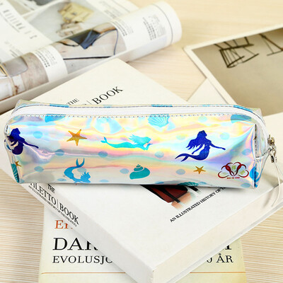 

Pencil Case Creative Cute Pencil Cases Bag Organizer with Zipper Large Capacity Colorful Laser