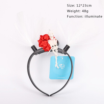 

Special Halloween Headband Witch Eyeball Spider Headband Decoration Ghost Festival Masquerade Net Yarn