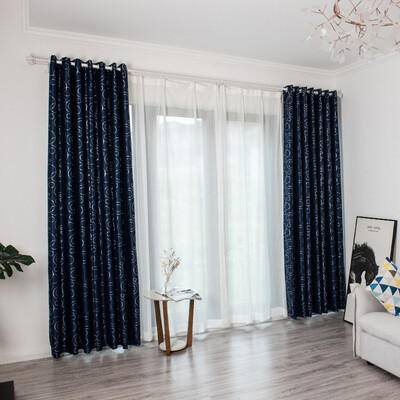 

Toponeto Leaves Curtain Tulle Window Treatment Voile Drape Valance 2 Panel Fabric
