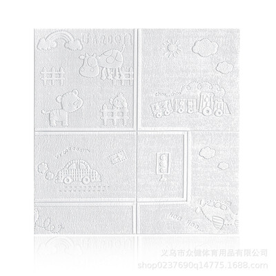 

3D Three-dimensional Wall Sticker Foam Waterproof European Style Wallpaper Self-adhesive Wall Decoration Sticker