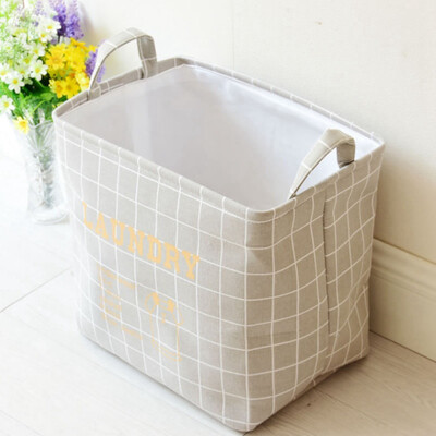 

Laundry Folding Dirty Clothes Cloth Art Hand Basket Sundry Toy Collection Home Garden Home Storage Organization
