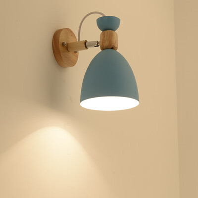 

Gobestart Creative Wall Lamp Swing Head Sconce light Bedroom Lighting Bedside Reading Lamp